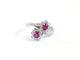 Bague 55 Bague croisée en or blanc, rubis et diamants 58 Facettes NORM20251912 - 149