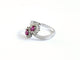 Bague 55 Bague croisée en or blanc, rubis et diamants 58 Facettes NORM20251912 - 149