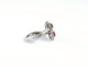 Bague 55 Bague croisée en or blanc, rubis et diamants 58 Facettes NORM20251912 - 149
