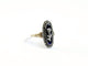 Bague 59 Bague marquise en or jaune 18 carats, argent et diamants 58 Facettes NORM20251912 - 57