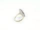 Bague 59 Bague marquise en or jaune 18 carats, argent et diamants 58 Facettes NORM20251912 - 57