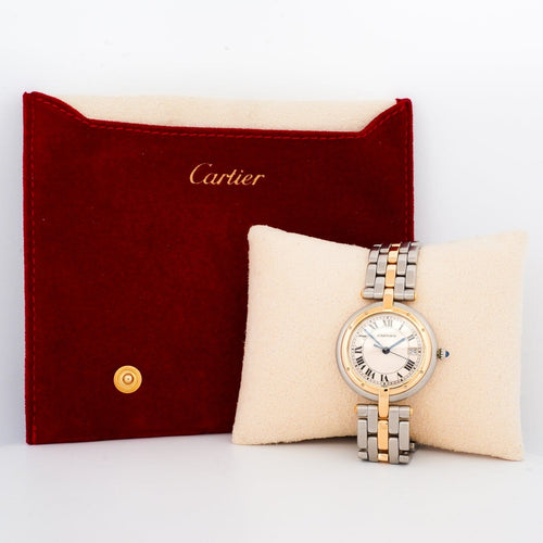 Montre Cartier Panthère Vendôme - Montre LM acier et or jaune 58 Facettes 360