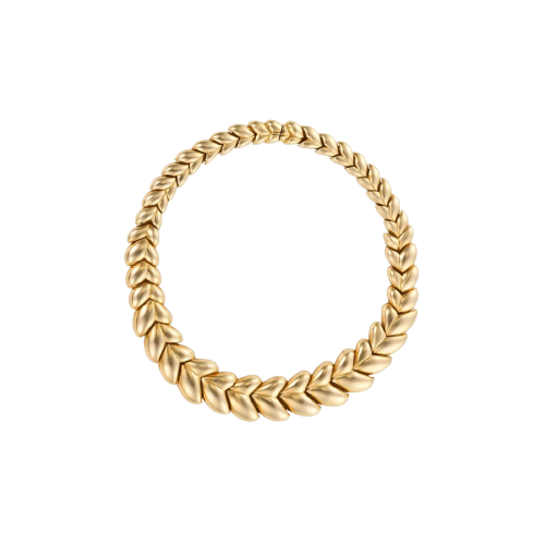 Tiffany & Co. - Collier feuilles en or jaune 18K
