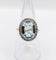 Bague 55 Bague pompadour antique en or 18K, platine, aigue-marine et diamants 58 Facettes A07376