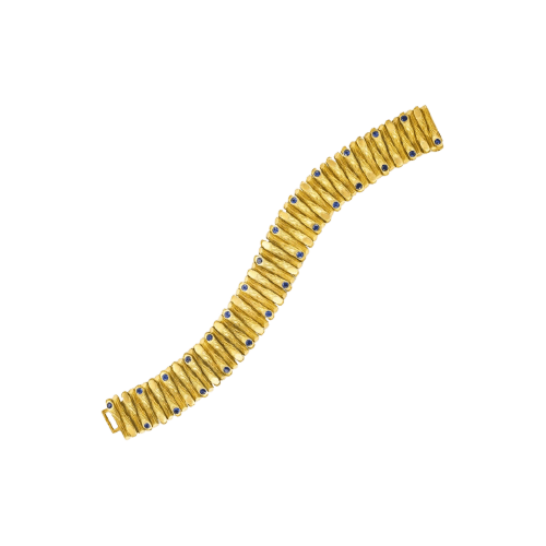 Bracelet Vacheron Constantin Cristofol - Bracelet en or jaune et saphirs 58 Facettes SKU: 22841
