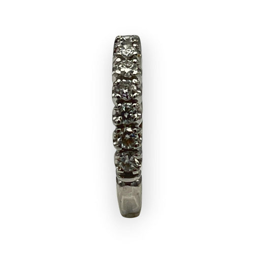 Bague 55 Bague alliance en or blanc 750 et diamants 58 Facettes 149067195