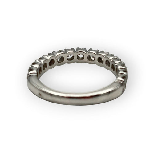 Bague 55 Bague alliance en or blanc 750 et diamants 58 Facettes 149067195