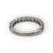 Bague 55 Bague alliance en or blanc 750 et diamants 58 Facettes 149067195