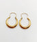 Boucles d'oreilles Créoles Art déco - Boucles d'oreilles en or 18k 58 Facettes A07380