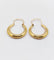 Boucles d'oreilles Créoles Art déco - Boucles d'oreilles en or 18k 58 Facettes A07380