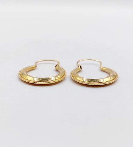 Boucles d'oreilles Créoles Art déco - Boucles d'oreilles en or 18k 58 Facettes A07380