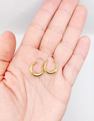 Boucles d'oreilles Créoles Art déco - Boucles d'oreilles en or 18k 58 Facettes A07380