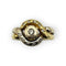Bague 55 Bague vintage tourbillon en or jaune et blanc 750 et diamants 58 Facettes 149068615