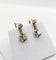 Boucles d'oreilles Dormeuses Art déco en or blanc 18k et diamants 58 Facettes A07382