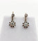Boucles d'oreilles Dormeuses Art déco en or blanc 18k et diamants 58 Facettes A07382