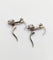 Boucles d'oreilles Dormeuses Art déco en or blanc 18k et diamants 58 Facettes A07382