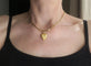 Pendentif Art Nouveau - Pendentif cœur muguet en or jaune et opales 58 Facettes Pendentif