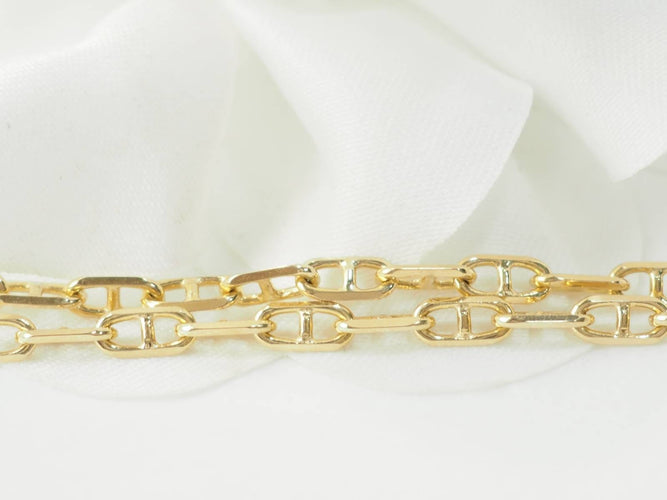 Collier Collier maille marine en or jaune 18 ct 58 Facettes 33380