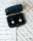 Boucles d'oreilles Dormeuses anciennes - Boucles d'oreilles en or rose et diamants 58 Facettes