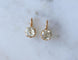Boucles d'oreilles Dormeuses anciennes - Boucles d'oreilles en or rose et diamants 58 Facettes