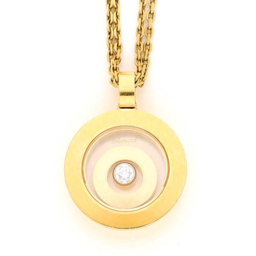 Collier Chopard Happy Spirit - Collier deux rangs en or jaune et diamant 58 Facettes 5D8A0AAECDCD40B7BFAD0E6CE1959404