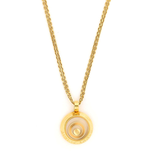 Collier Chopard Happy Spirit - Collier deux rangs en or jaune et diamant 58 Facettes 5D8A0AAECDCD40B7BFAD0E6CE1959404