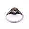 Bague 55 Bague ancienne Art Nouveau en or blanc 18 kt et diamant 58 Facettes AN570 P20 (00029)