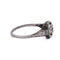 Bague 55 Bague ancienne Art Nouveau en or blanc 18 kt et diamant 58 Facettes AN570 P20 (00029)