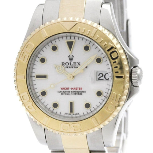 Montre Rolex Oyster Perpetual Yacht-Master - Montre en acier et or jaune 58 Facettes oryogl58rg