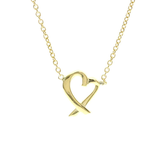 Collier Tiffany & Co. Paloma Picasso Loving Heart - Collier en or jaune 58 Facettes x9vs7p3ijk