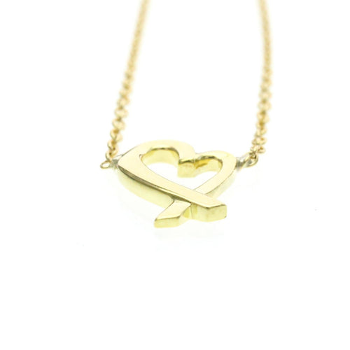 Collier Tiffany & Co. Paloma Picasso Loving Heart - Collier en or jaune 58 Facettes x9vs7p3ijk