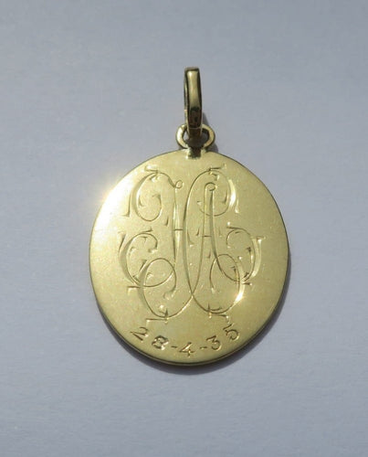 Pendentif Dropsy - Pendentif médaille Vierge à l’Enfant en or jaune 58 Facettes Pendentif
