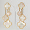 Van Cleef & Arpels Magic Alhambra - Boucles d’oreilles en or jaune et nacre 58 Facettes