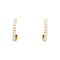 Boucles d'oreilles Créoles en or jaune 750 et diamants 58 Facettes 35468