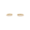 Boucles d'oreilles Créoles en or jaune 750 et diamants 58 Facettes 35468