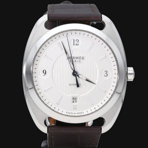 Montre Hermès Dressage - Montre en acier 58 Facettes MT46114