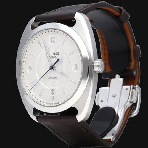 Montre Hermès Dressage - Montre en acier 58 Facettes MT46114