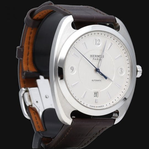 Montre Hermès Dressage - Montre en acier 58 Facettes MT46114