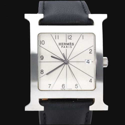 Montre Hermès Heure H - Montre en acier 58 Facettes MT46960