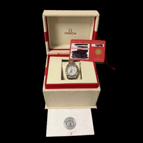 Montre Omega Seamaster Aqua Terra - Montre Lady en acier et diamants 58 Facettes MT47023