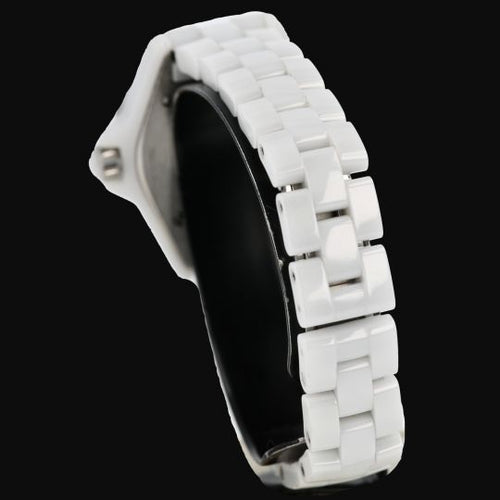 Montre Chanel J12 - Montre 29 mm en céramique, nacre et diamants 58 Facettes MT45930