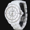 Montre Chanel J12 - Montre 38 mm en céramique et diamants 58 Facettes MT46969