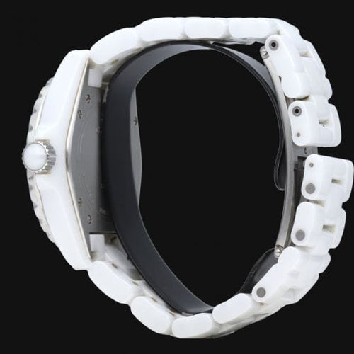 Montre Chanel J12 - Montre 38 mm en céramique et diamants 58 Facettes MT46969