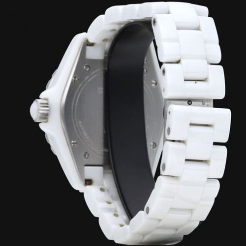 Montre Chanel J12 - Montre 38 mm en céramique et diamants 58 Facettes MT46969