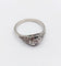 Bague 52.5 Bague chevalière Art déco en or blanc, platine et diamants 58 Facettes A07388