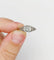 Bague 52.5 Bague chevalière Art déco en or blanc, platine et diamants 58 Facettes A07388