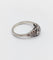 Bague 52.5 Bague chevalière Art déco en or blanc, platine et diamants 58 Facettes A07388