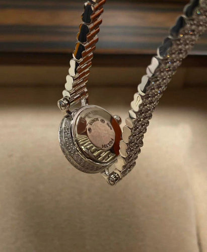 Montre Hermès Faubourg - Montre en or blanc et diamants 58 Facettes jnci76
