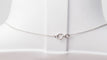 Collier Collier solitaire en or blanc et topaze bleue 58 Facettes CLAL