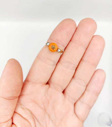 Bague 52 Bague antique en or 18K, corail, diamant et perles 58 Facettes A07393